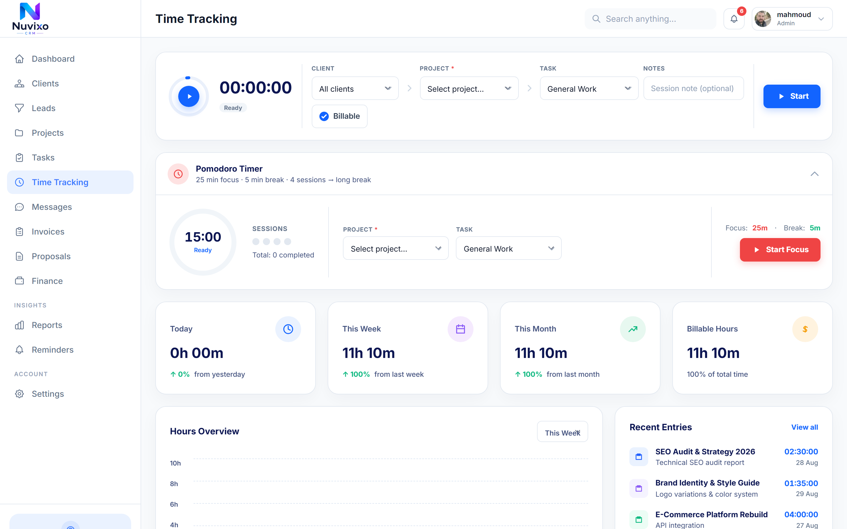 Time tracking